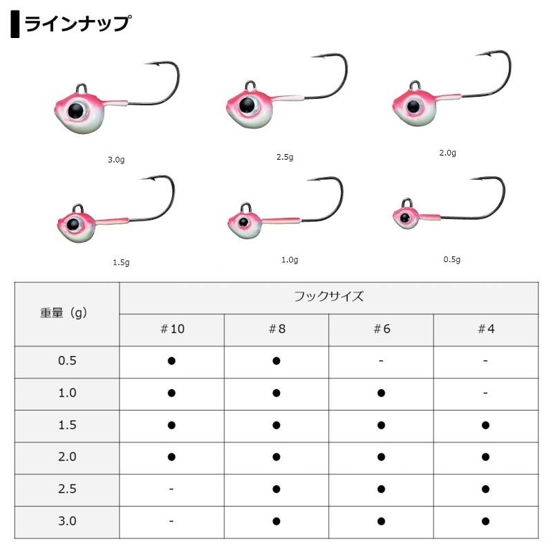 DAIWA（ダイワ） 月下美人 SWライトジグヘッドSS 1.5-#8 夜光 : 釣具の