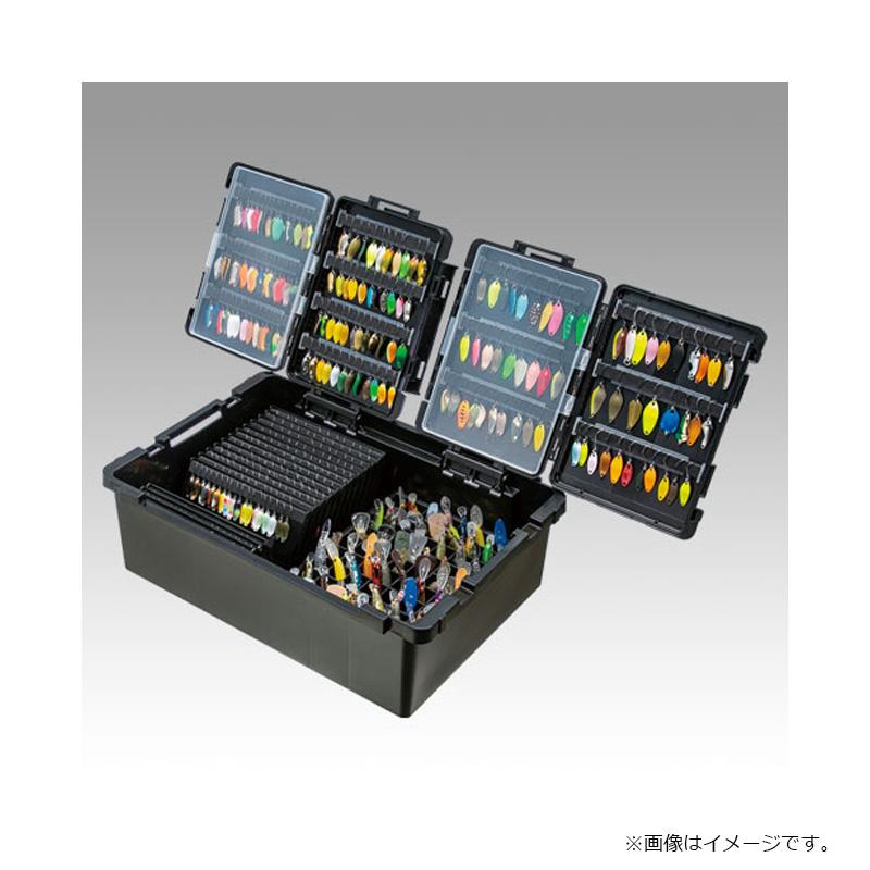 明邦 フラップボード ブラック / エリアトラウト スプーン 収納 : 釣具