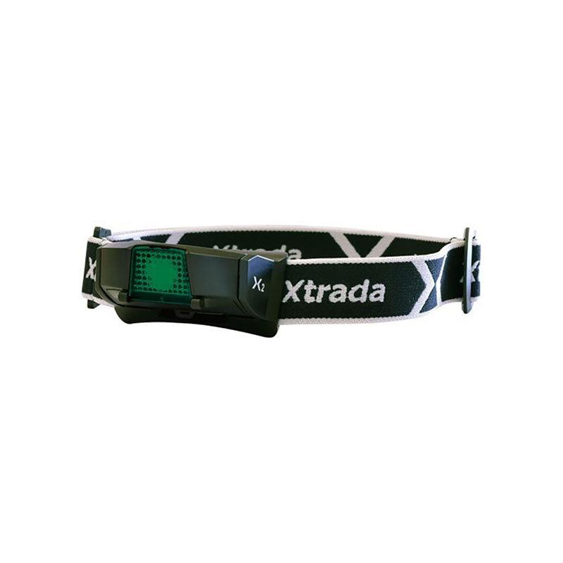 スパイク・シューズ HOKA ROCKET X2 28.0cm ルミカ LEDヘッドライト Xtrada X2 グリーン / 夜釣り キャンプ 単三