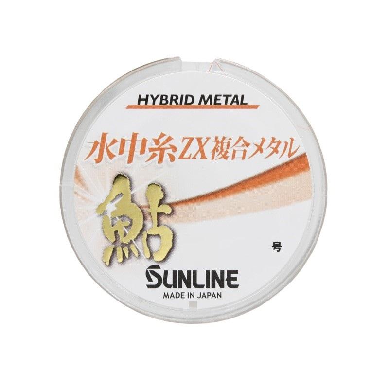 サンライン 1423 鮎 水中糸ZX複合メタル 24m #0.15 オレンジ : 釣具の