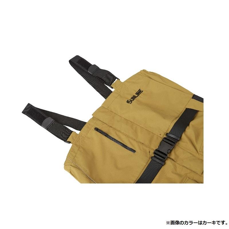 サンライン SUW-01105 S-DRYビブパンツ M カーキ【在庫限り特価