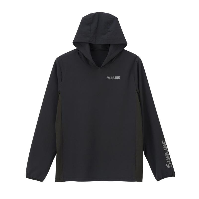 サンライン SUW-04207LH BUGOFFロングフーディ LL ブラック 【夏物衣料
