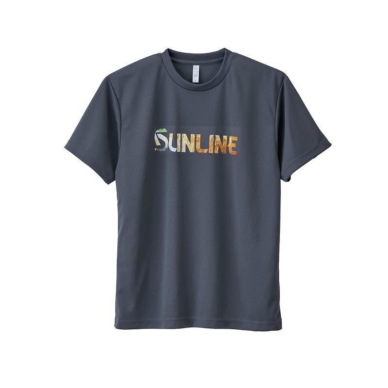 サンライン SUW-15402DT DRY Tシャツ ダークグレー S : 釣具のFTO