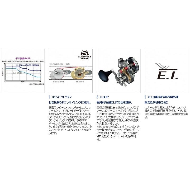 シマノ(SHIMANO) オシアジガー 1500HG (ジギング専用リール ベイトリール 右ハンドル)｜yfto｜03