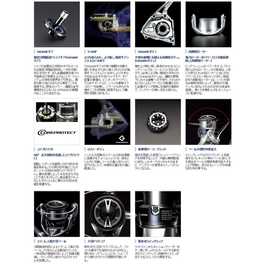 SHIMANO STRADIC 3000XGM スピニングリール SHIMANO STRADIC 3000XGM スピニングリール SHIMANO 15 Stradic