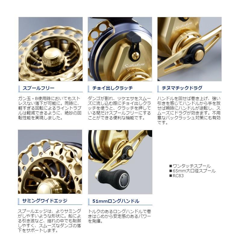 シマノ（SHIMANO） 19 セイハコウ SP RC83 ゴールド RIGHT / 右