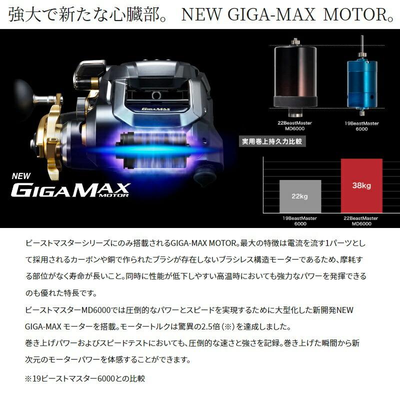 シマノ シマノ 22ビーストマスターMD 6000 : 釣具のFTO - 通販
