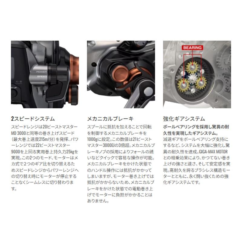 シマノ（SHIMANO） 26ビーストマスター 3000 II / 電動 リール 右巻