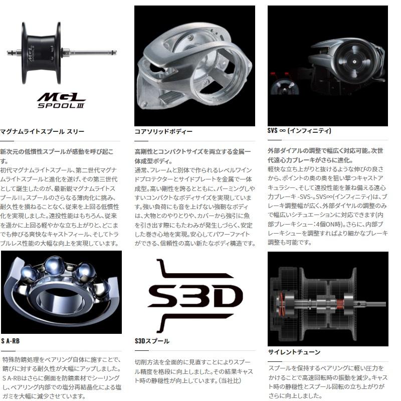 シマノ シマノ 23メタニウム 100HG /ベイトリール 右巻き 【在庫