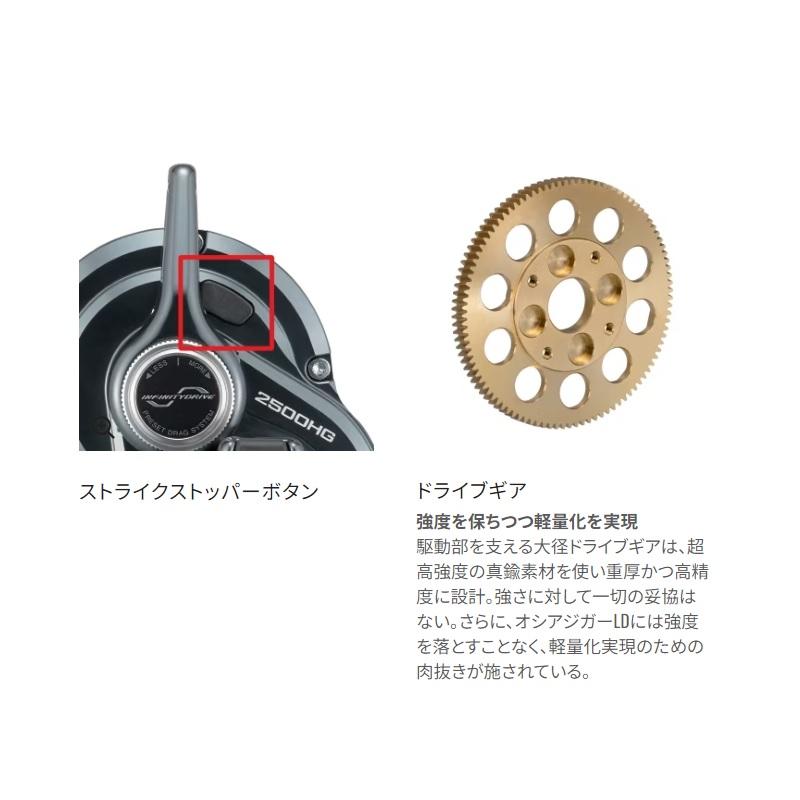 シマノ シマノ 24オシアジガー LD 2500MG / ジギング リール 右 シマノ シマノ 24オシアジガー LD 2500MG / ジギング リール 右