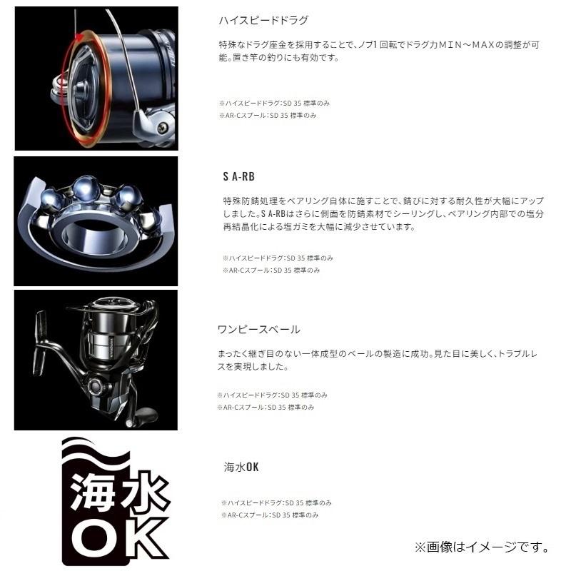 シマノ（SHIMANO） 24フリーゲン35 細 / 投げ リール : 釣具のFTO