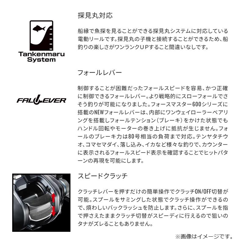 シマノ（SHIMANO） 25フォースマスター 300 / 電動 リール 右巻