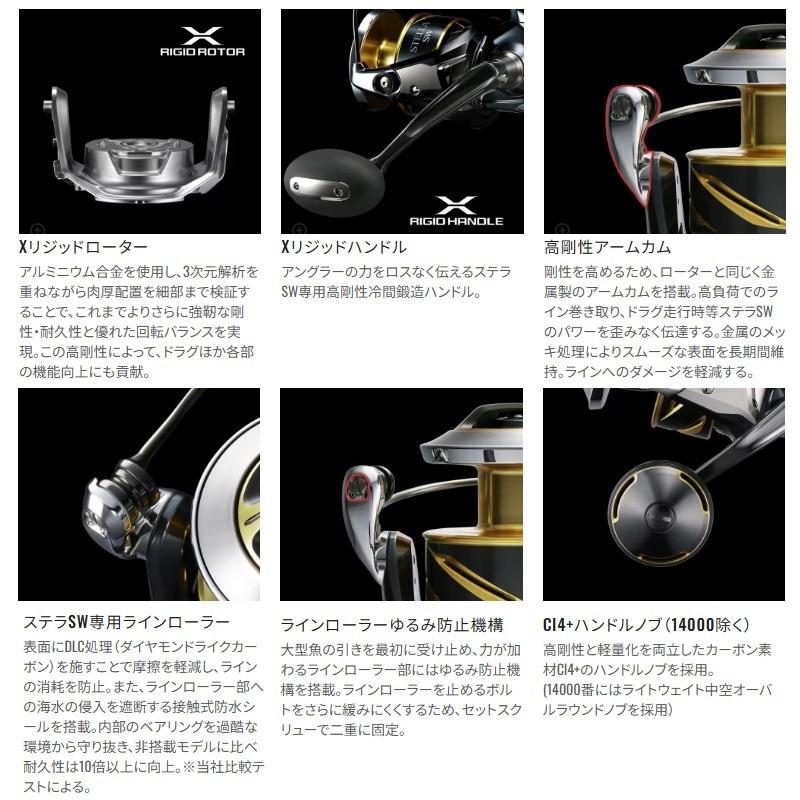 シマノ（SHIMANO） 25ステラSW 8000HG / ジギング スピニング リール