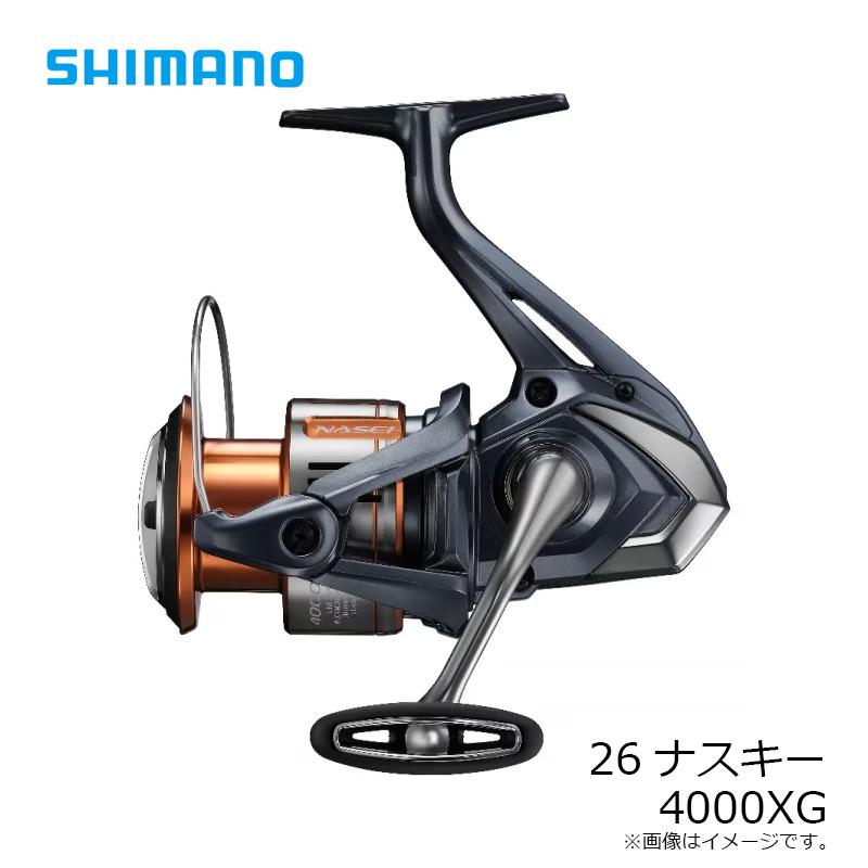 シマノ ナスキー 4000XG 新品　未使用 シマノ（SHIMANO） 26ナスキー 4000XG / スピニング リール : 釣具の