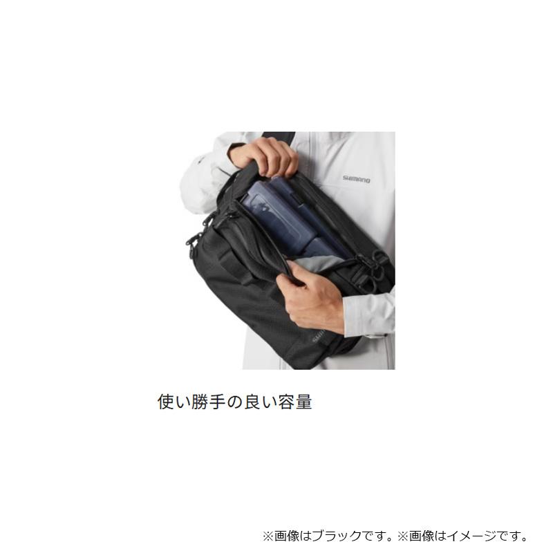 シマノ（SHIMANO） BS-025T スリングショルダーバッグ M ブラック カモ