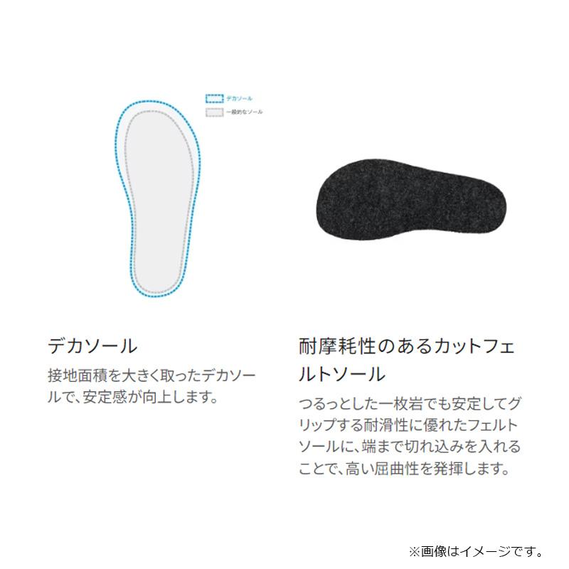 シマノ（SHIMANO） FT-044Xカットフェルトタビ(中丸) 2XL ブラック