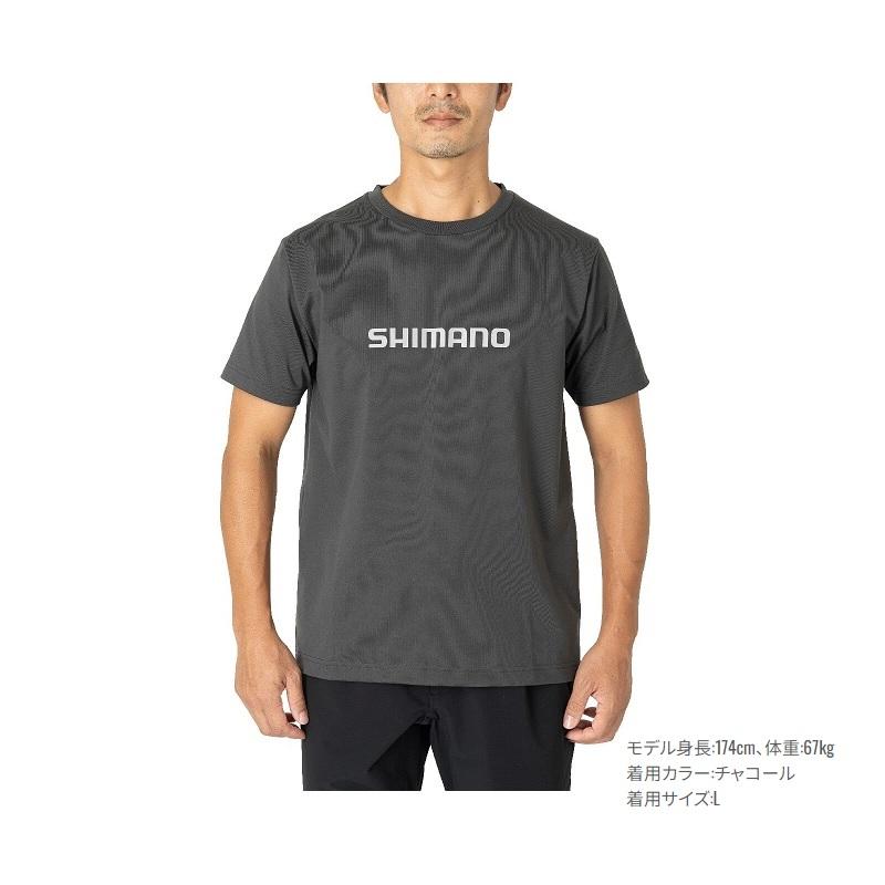 シマノ（SHIMANO） SH-021W ドライロゴTシャツ ショートスリーブ XS
