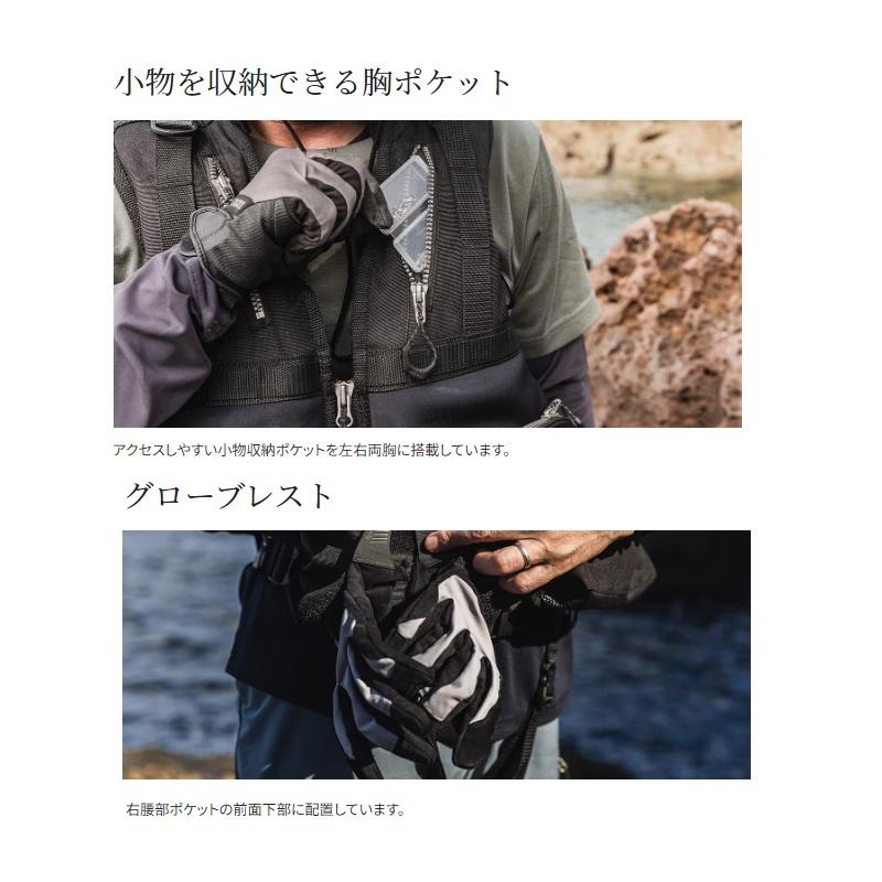 シマノ（SHIMANO） VF-229X ロックショアタフベスト ブラック フリー