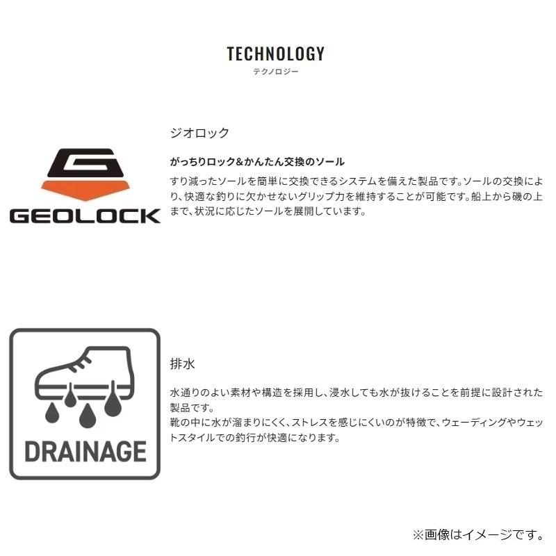 シマノ（SHIMANO） FT-042Y ジオロック タビ中丸先ワイド (ソールレス