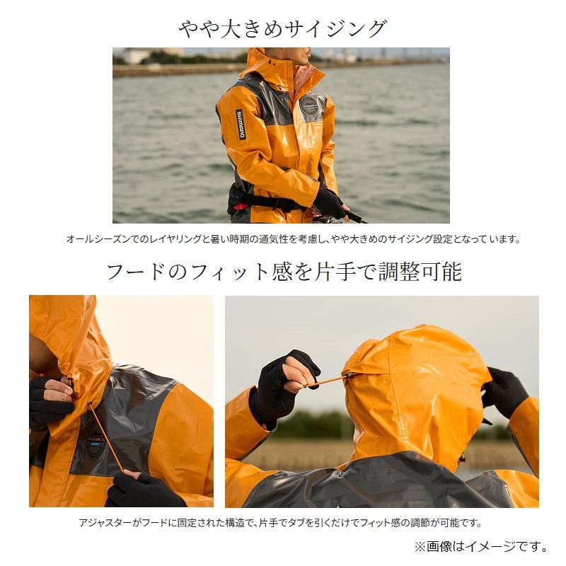 シマノ（SHIMANO） RA-040Y ULイージーケア ジャケット05 2XL オレンジ