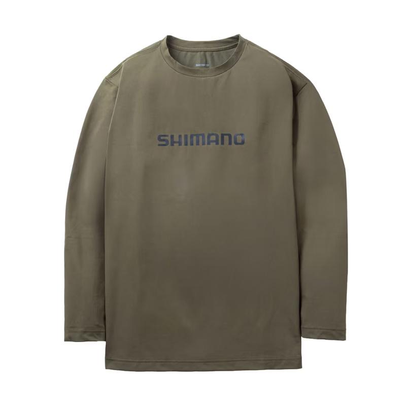 シマノ（SHIMANO） SH-022Z ドライロゴTシャツ ロングスリーブ S