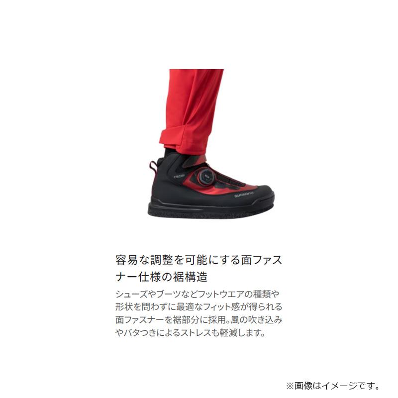 シマノ WP-180Z リミテッドプロ ウィンドストッパー パンツ M ブラッドレッドの画像