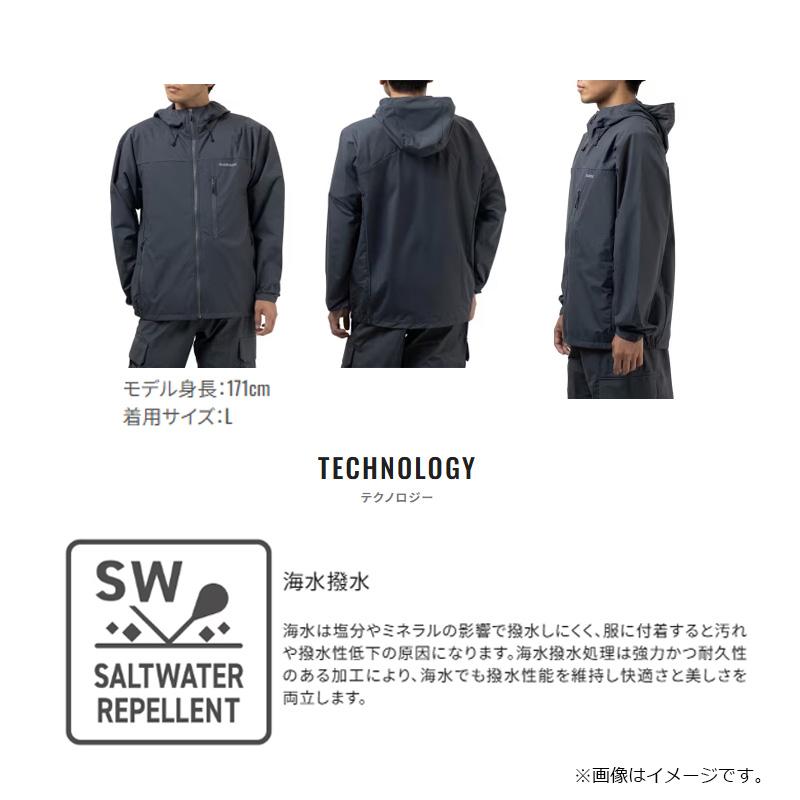 シマノ　スコーピオン　ウェア　防寒 ジャケット上下　村田基　ウォーターランド シマノ（SHIMANO） WJ-080Z バリアジャケット L ブラック : 釣具のFTO