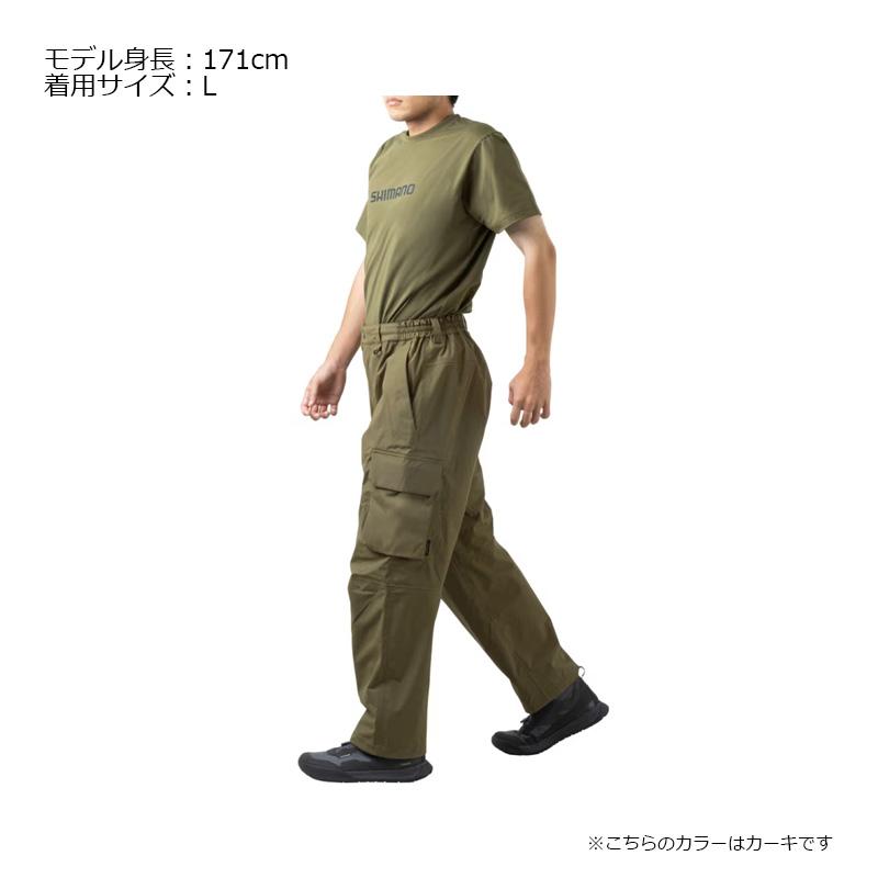 シマノ　RA-024Z ESレインパンツ 03 M ブラック