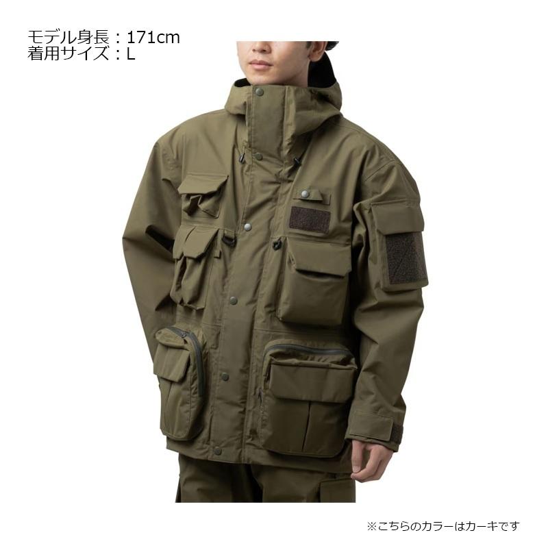 シマノ（SHIMANO） RA-023Z ESレインジャケット 03 XL ブラック : 釣具
