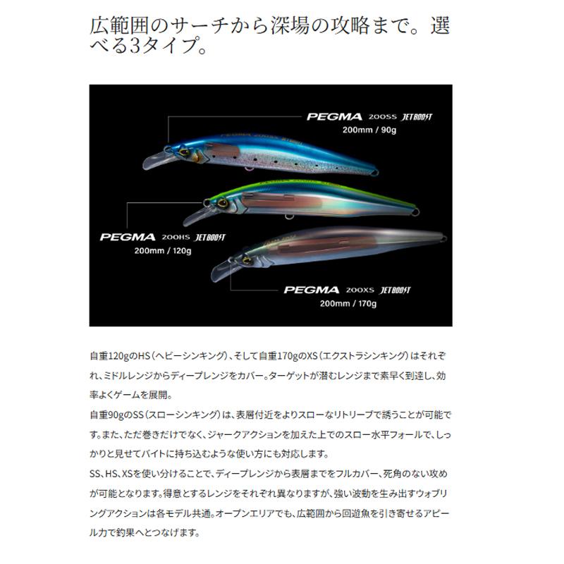 シマノ（SHIMANO） XW-220Z ペグマ200SS ジェットブースト 200SS 004