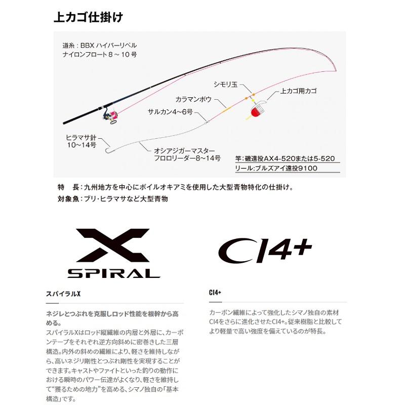 シマノ（SHIMANO） 22磯遠投AX 5-520 : 釣具のFTO - 通販 - Yahoo