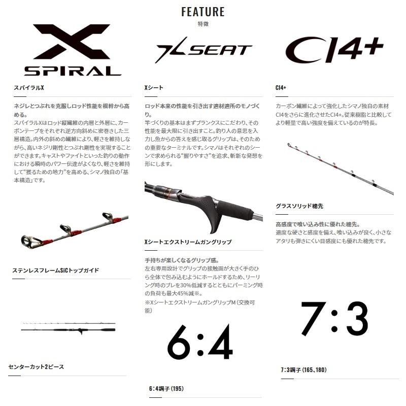 シマノ（SHIMANO） 22ベイゲームアジビシ 180R : 釣具のFTO - 通販