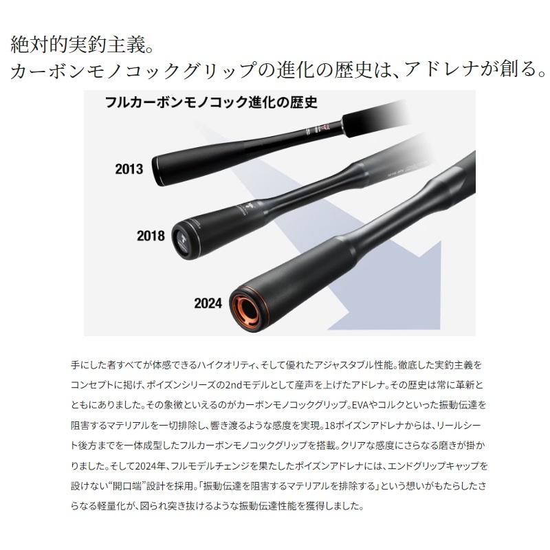 シマノ 初代 ポイズンアドレナ 264UL-2 シマノ(SHIMANO) ポイズンアドレナ 270ML-2 364593｜アウトドア用品