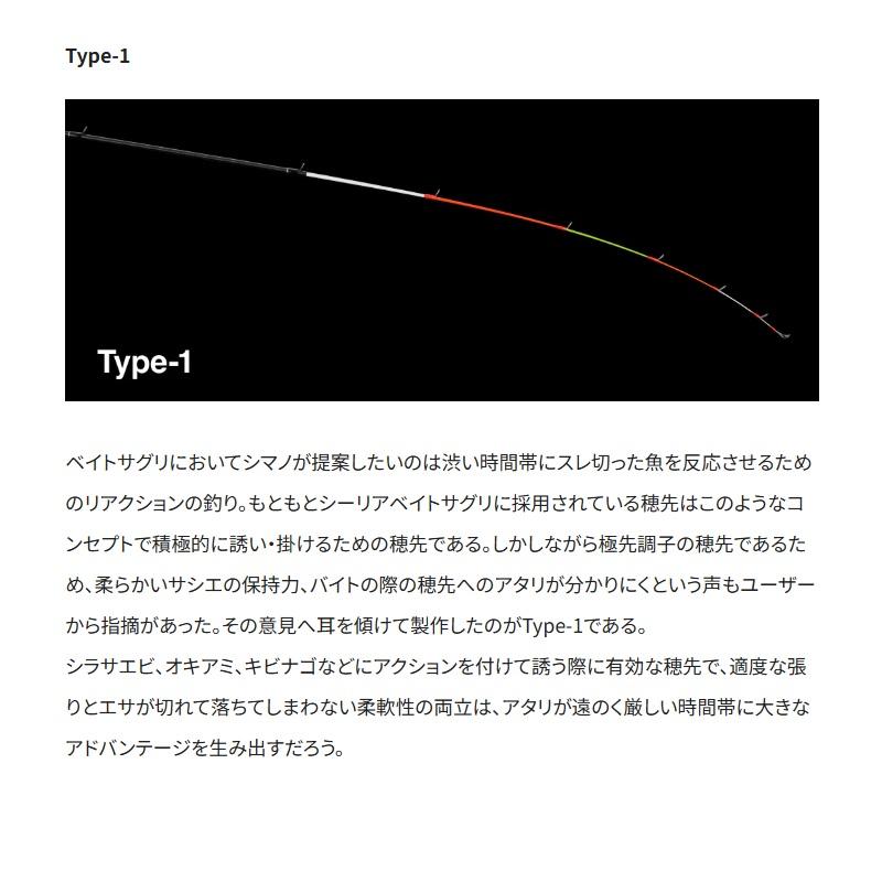 シマノ（SHIMANO） シーリア ベイトサグリ 替穂先TYPE-1 : 釣具のFTO