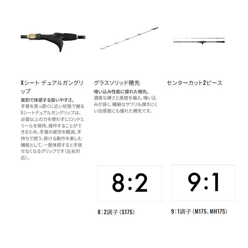 シマノ（SHIMANO） タコマスターBB MH175 / 船 竿 : 釣具のFTO - 通販