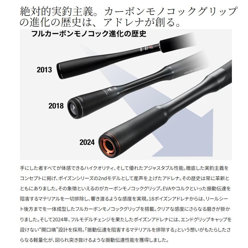 シマノ（SHIMANO） 24ポイズンアドレナ 170L-BFS/2 / バス ベイト
