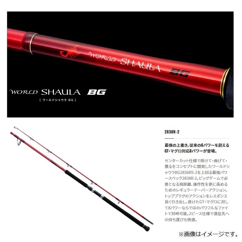 釣り シマノ 20 ワールドシャウラ BG 2838R-2【在庫限り特価】