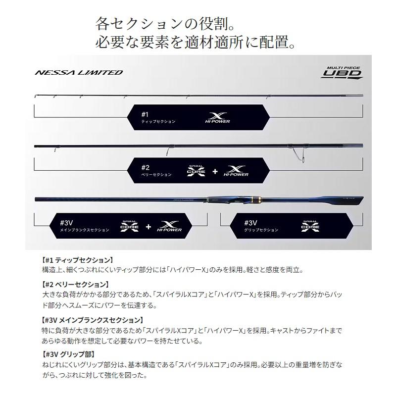 シマノ　23 ネッサリミテッド S116M+　/ 熱砂 ヒラメ フラットフィッシュ ロッド｜yfto｜04