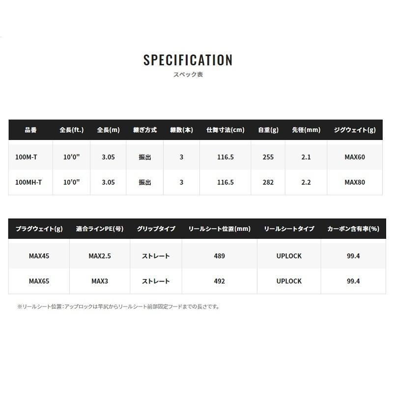 シマノ（SHIMANO） 21 コルトスナイパーBB S100MH-T / ショアジギング