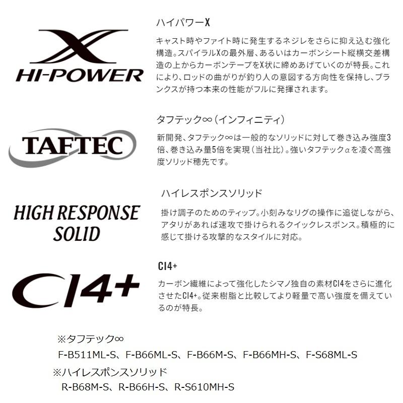 シマノ　24セフィアSS メタルスッテ F-B511MLS　/ メタルスッテ イカメタル ロッド ベイトモデル　2024年5月発売予定｜yfto｜08