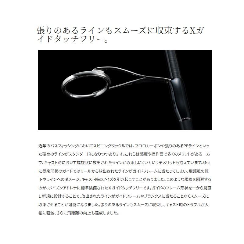 シマノ（SHIMANO） 24ポイズンアドレナ 165MH-2 / ベイト ロッド 2025