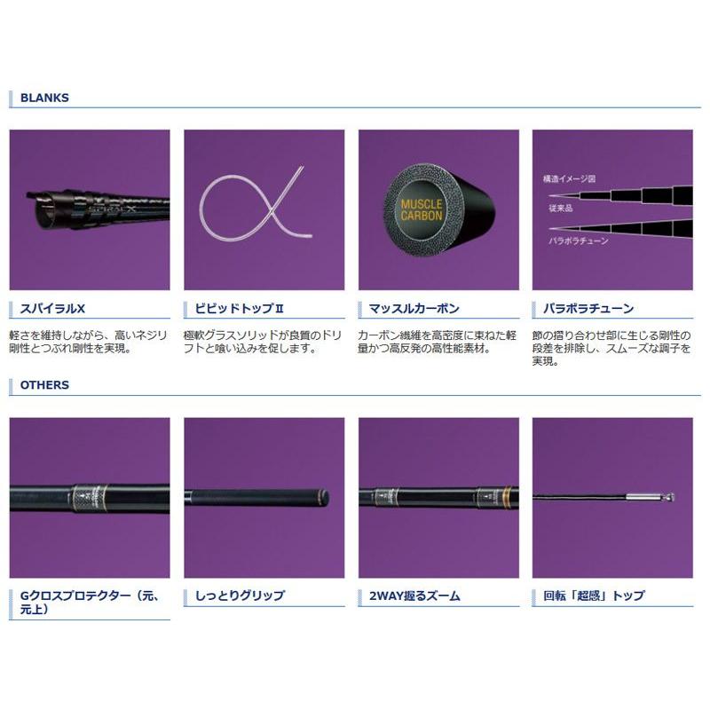 シマノ（SHIMANO） テクニカルゲーム 攻隼 S硬調 55ZA / 渓流竿 渓流