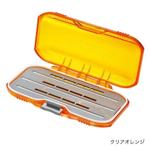 未使用 ヘッドライト クリア/オレンジ 2個セット シマノ（SHIMANO） 鮎・針ケース クリアオレンジ 鮎釣り 友釣り クリア