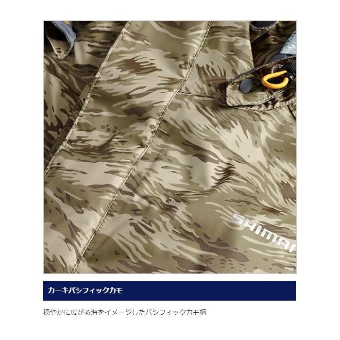 シマノ（SHIMANO） RA-027Q DSベーシックスーツ L カーキパシフィック