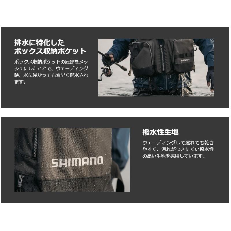 シマノ（SHIMANO） VF-024U ゲームベスト グレー フリー : 釣具のFTO
