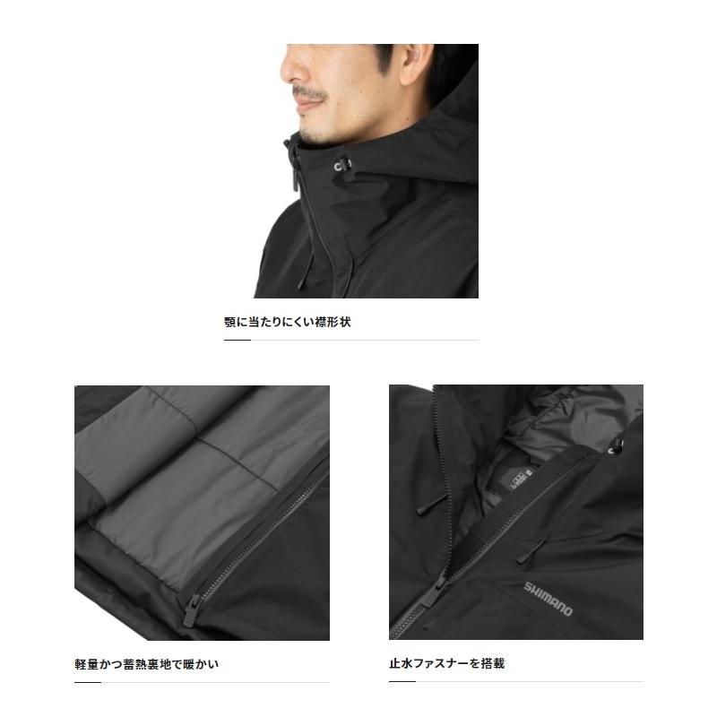 シマノ（SHIMANO） RB-01JU ゴアテックス ウォームレインジャケット L