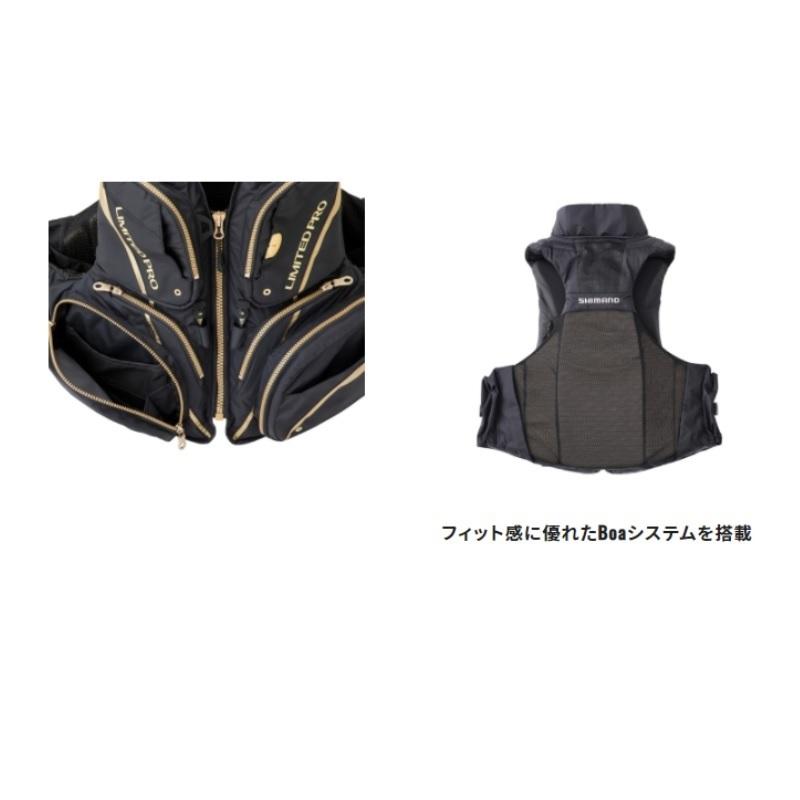 シマノ ファイアブラッド　ライフジャケット VF-111U Lサイズ シマノ（SHIMANO） リミテッドプロ フローティングベスト (枕付) (釣り