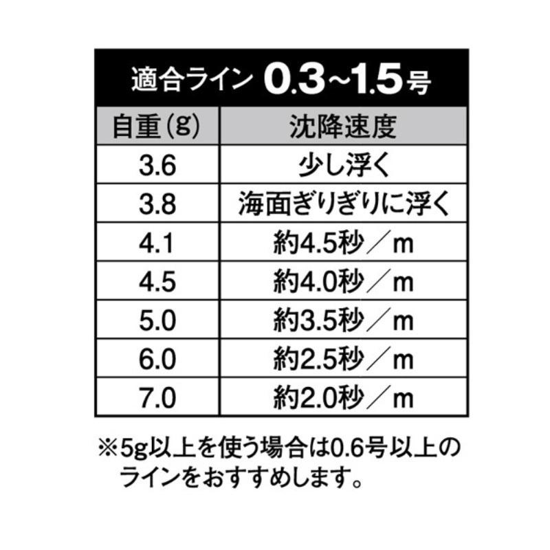 シマノ　SF-A21Q ソアレ アウトシュート 4.5g 01T グロー｜yfto｜03