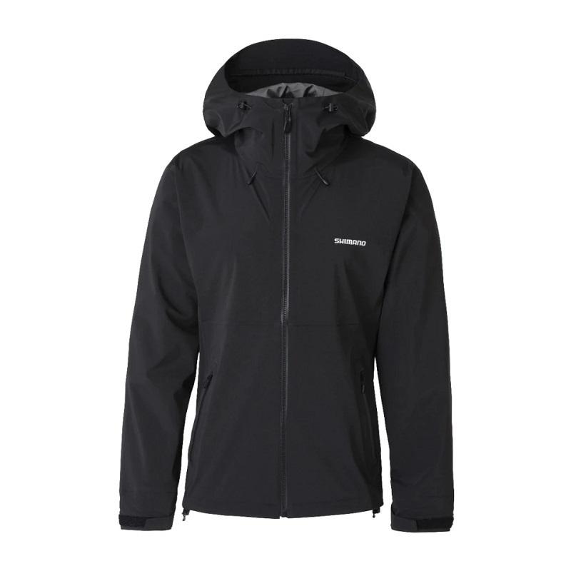 ストレッチレインジャケット　M ブラック シマノ シマノ RA-006V ストレッチレインジャケット M ブラック 【在庫