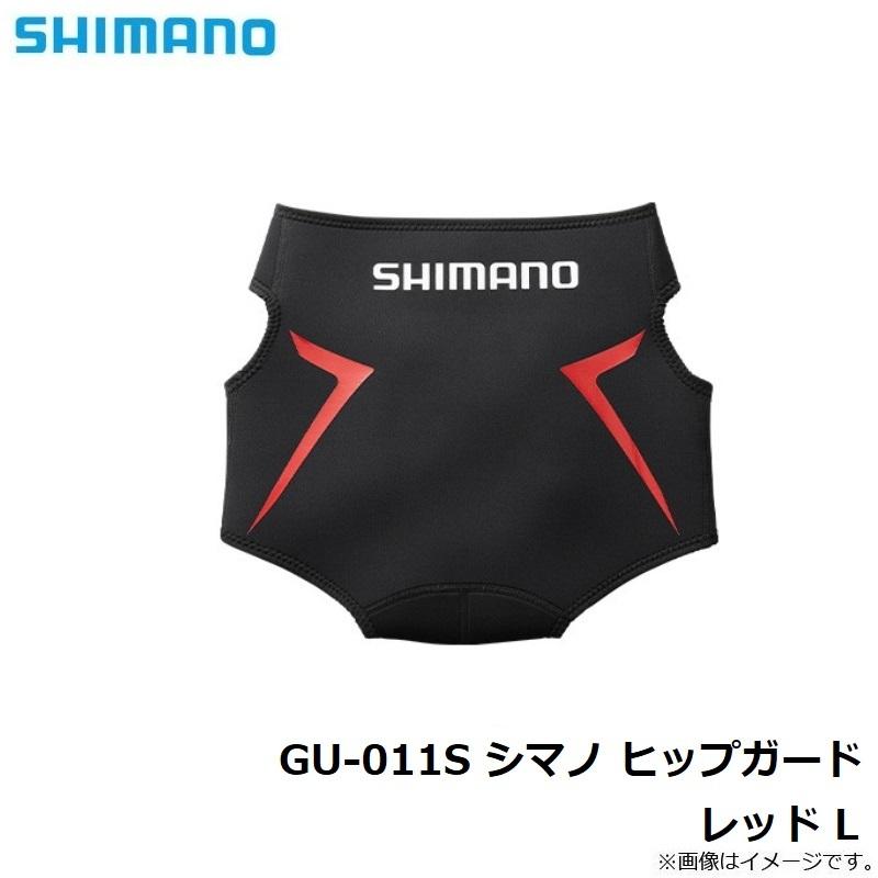シマノ（SHIMANO） GU-011S ヒップガード レッド L / ヒップガード 尻